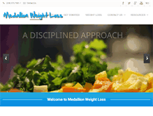 Tablet Screenshot of medallionweightloss.com